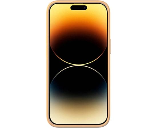 Baseus Liquid Silica Gel Case for iPhone 14 Pro Max (Sunglow)+ tempered glass + cleaning kit