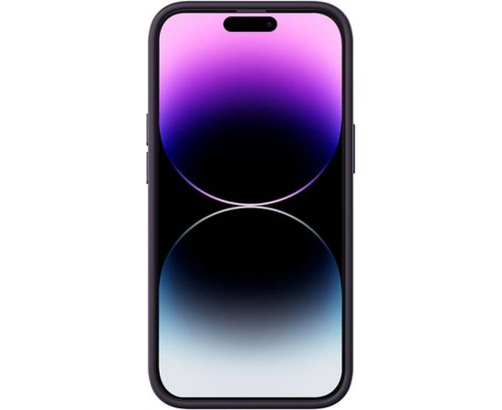 Baseus Liquid Silica Gel Case for iPhone 14 Pro (Elderberry)+ tempered glass + cleaning kit