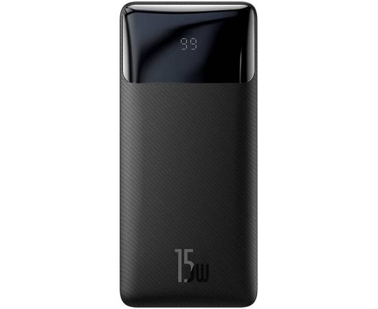 Powerbank Baseus Bipow 20000mAh, 2xUSB, USB-C, 15W (black)