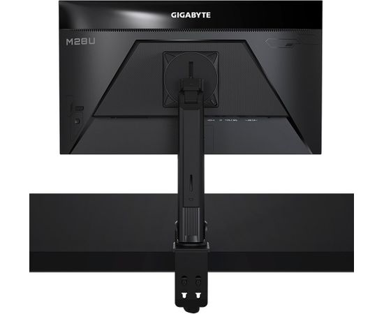 Gigabyte Gaming Monitor  M28U AE EK 28 ", IPS, UHD, 3840 x 2160, 16:9, 2 ms, 300 cd/m², Black, 144 Hz, HDMI ports quantity 2