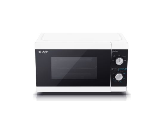 Sharp Microwave Oven YC-MS01E-W Free standing, 800 W, White