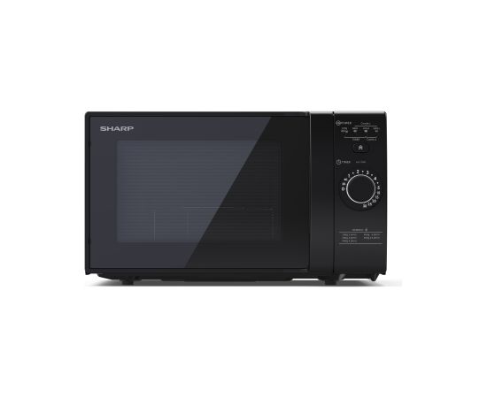 Sharp Microwave Oven with Grill YC-GG02E-B Free standing, 700 W, Grill, Black