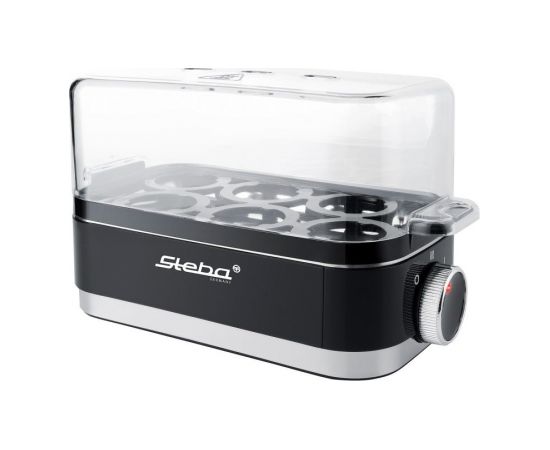 Steba EK 7 egg cooker 6 egg(s) 435 W Black, Stainless steel