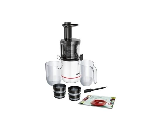 Bosch MESM500W juice maker Slow juicer Black,White 150 W