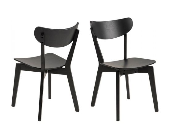 Krēsls ROXBY 45x55xH79.5cm melns