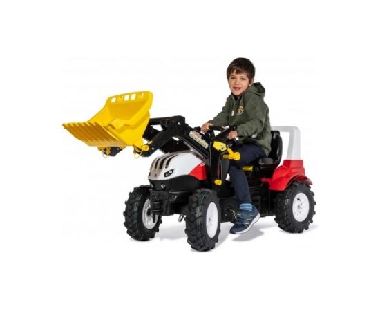 Rolly Toys Трактор педальный с ковшом и надувн. колесами rollyFarmtrac Premium II Steyr 6300 Terrus CVT (3-8 лет) Германия 730025