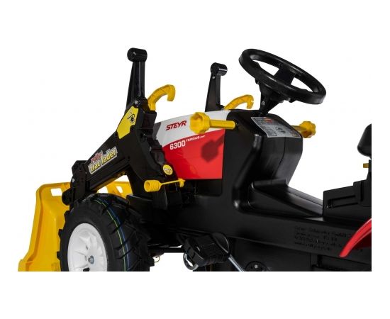 Rolly Toys Трактор педальный с ковшом и надувн. колесами rollyFarmtrac Premium II Steyr 6300 Terrus CVT (3-8 лет) Германия 730025