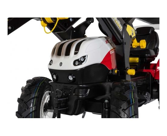 Rolly Toys Traktors ar pedāļiem ar kausu un piepūš. riteņ. rollyFarmtrac Premium II Steyr 6300 Terrus CVT (3 - 8 gadiem ) Vācija 730025