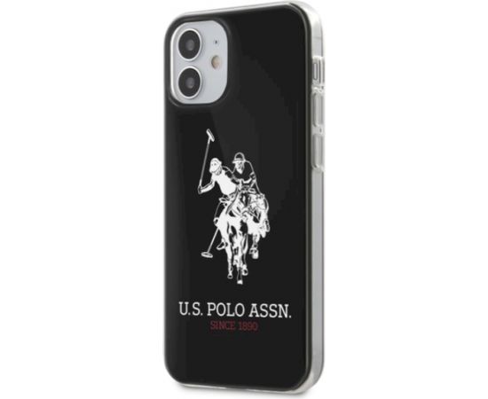 3MK U.S. Polo USHCP12STPUHRBK Big Horse Cover Aizsargapvalks Apple iPhone 12 Mini Melns