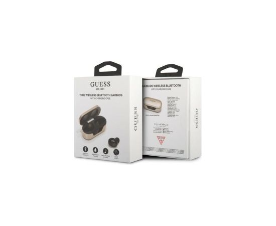 Guess wireless earphones GUTWST31ED TWS Digital BT5 Classic Logo złote