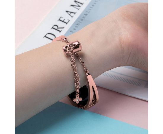 Fusion Metal Bracelet ремешок для часов Xiaomi Mi Band 3 / 4 / 5 / 6 розовый