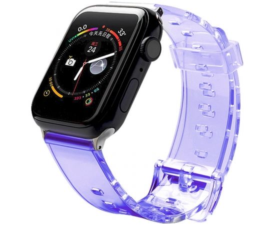 Fusion Light silikona siksniņa Apple Watch 42mm / 44mm / 45mm violeta