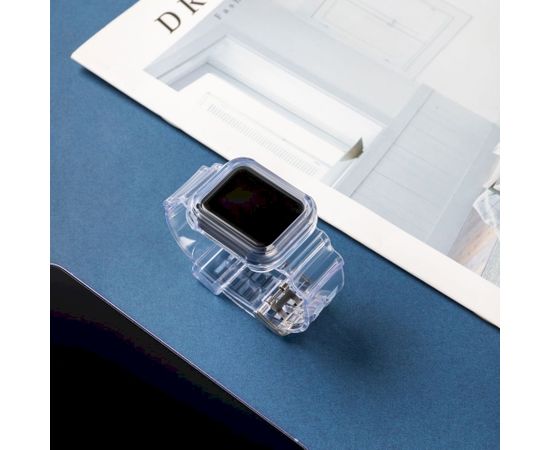 Fusion Light Set silikona siksniņa Apple Watch 38mm / 40mm / 41mm melna