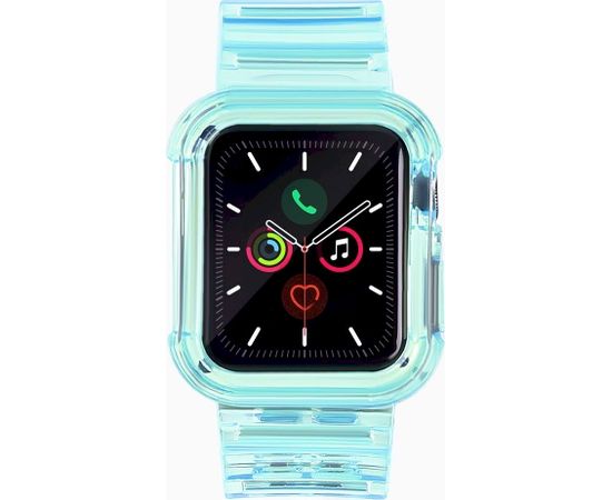 Fusion Light Set silikona siksniņa Apple Watch 38mm / 40mm / 41mm zila