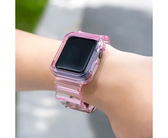 Fusion Light Set силиконовый ремешок для Apple Watch 38mm / 40mm / 41мм красный