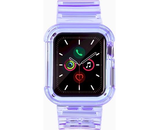 Fusion Light Set silikona siksniņa Apple Watch 38mm / 40mm / 41mm violeta
