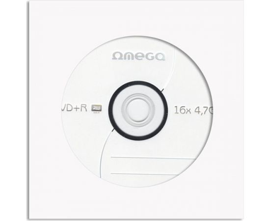 Omega Matrica DVD+R 4,7GB 16x Papildus Aizsardzība / Papīra iepakojums
