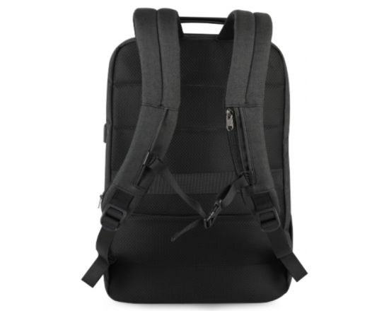 Swissten Laptop Backpack Mugursoma portatīvajiem datoriem 15.6" nodalījumiem ar USB izeju viedtālruņa uzlādei