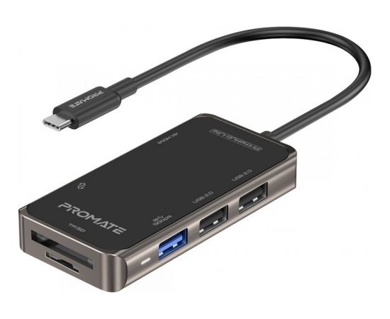 PROMATE PrimeHub-Lite USB-C Multimedia Hub / 4K HDMI / USB3.0 / SD / PD