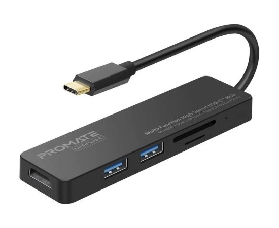 PROMATE LinkHub-C USB-C to HDMI 4K / 2X USB 3.0 / SD