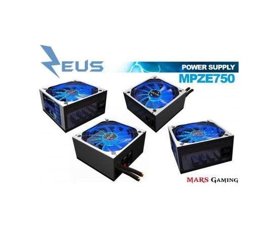 Mars Gaming MPZE750 Zeus Modular Barošanas Bloks ATX 750W