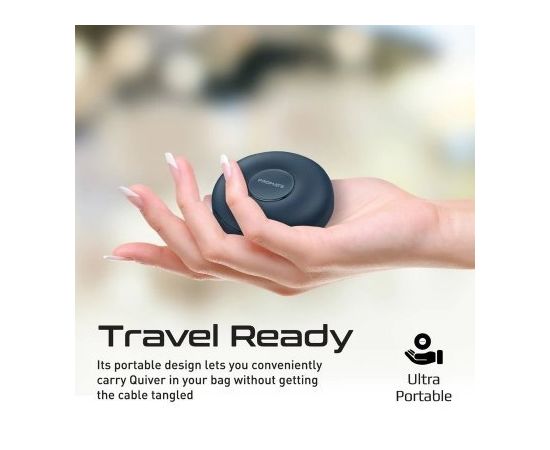 PROMATE Quiver Складной магнитный кабель USB-C на USB-C / Lightning / microUSB / 1м