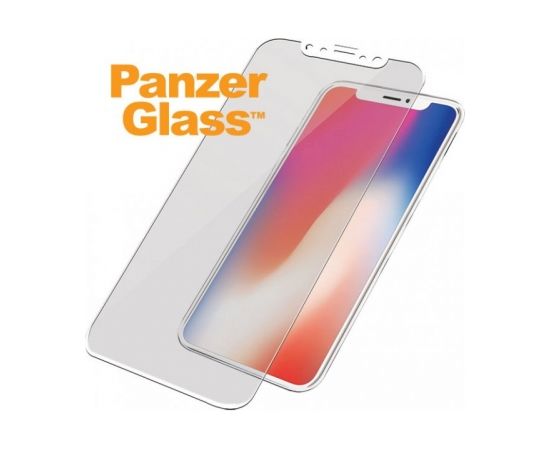 Panzer Glass rūdīts stikls priekš Apple iPhone X / XS / 11 Pro balts