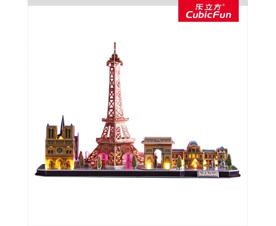 Cubic Fun CUBICFUN City Line 3d BL puzle Parīze