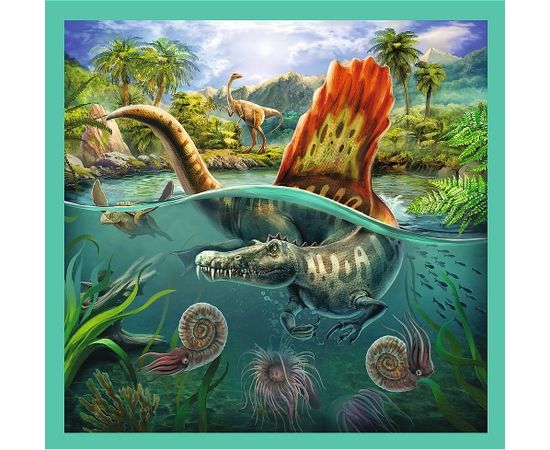 TREFL Pužļu komplekts Dinozauri, 3in1