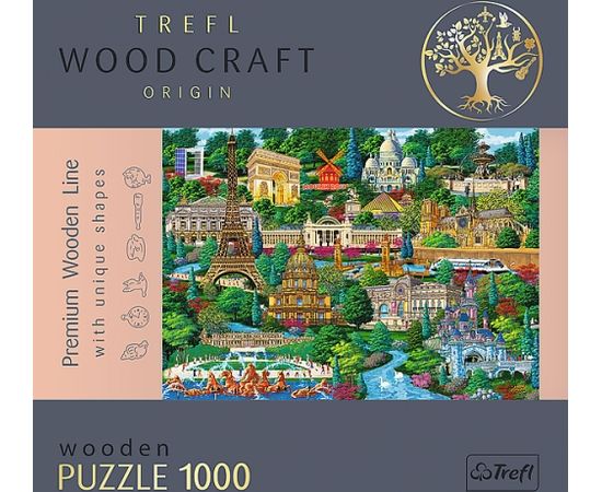 TREFL Пазл из дерева Франция 1000 шт.