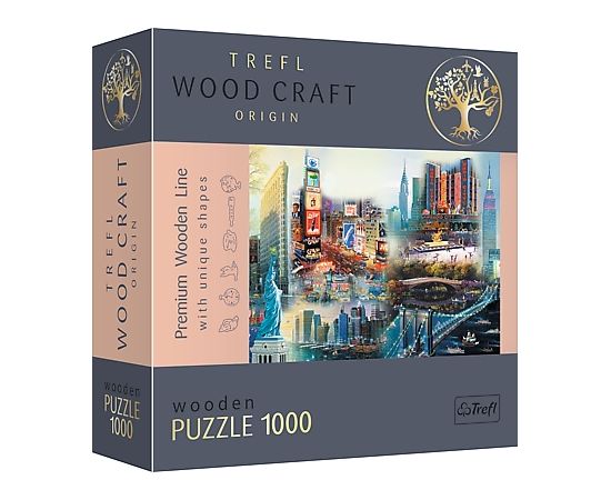 TREFL Koka puzle - Ņujorkas kolāža, 1000gb