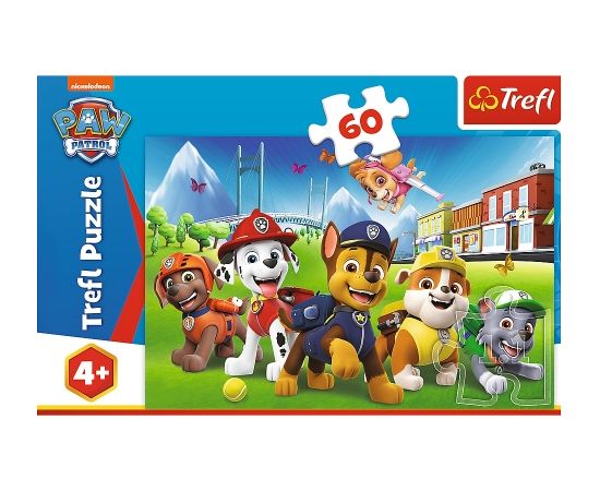 TREFL PAW PATROL Puzle Ķepu Patruļa, 60 gab.