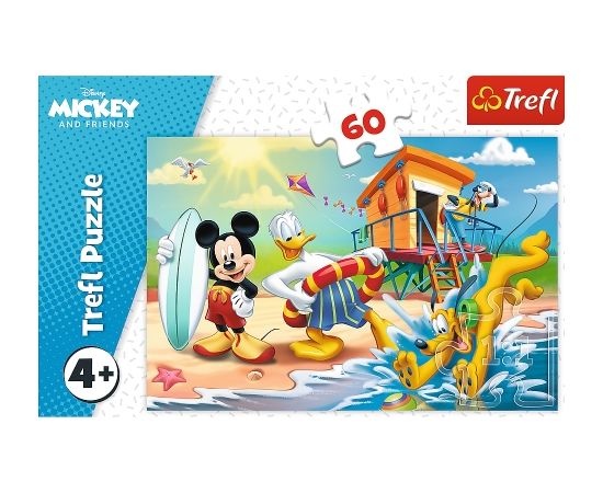 Hasbro TREFL DISNEY Puzle Mikijs, 60 gab.