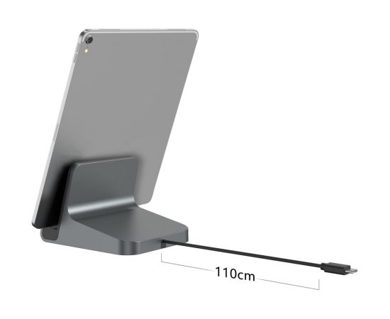 4smarts VoltDock Tablet Bezvadu Uzlādes Stacija priekš planšetdatora USB-C 60w