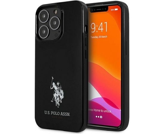 3MK US Polo USHCP13XUMHK Back Case Aizmugurējais Apvalks Telefonam Apple iPhone 13 Pro Max Melns