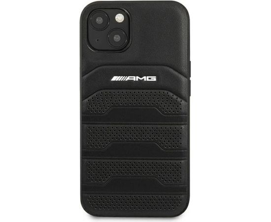 3MK AMG AMHCP13SGSEBK Back Case Кожанный Чехол для телефона Apple iPhone 13 Mini Черный
