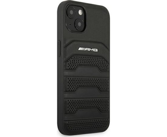 3MK AMG AMHCP13SGSEBK Back Case Кожанный Чехол для телефона Apple iPhone 13 Mini Черный
