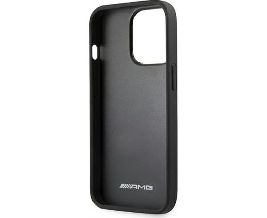 3MK AMG AMHCP13XGSEBK Back Case Aizmugurējais Ādas Apvalks Telefonam Apple iPhone 13 Pro Max Melns