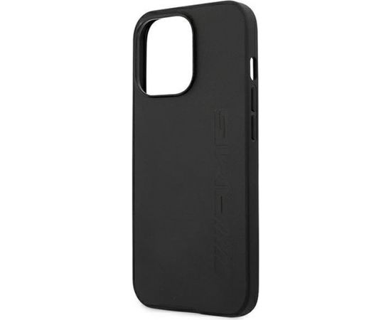 3MK AMG AMHCP13LDOLBK Back Case Aizmugurējais Ādas Apvalks Telefonam Apple iPhone 13 / 13 Pro Melns