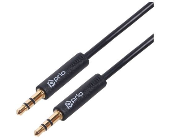 Prio Aux провод 3.5 mm -> 3.5 mm 1.2m Черный