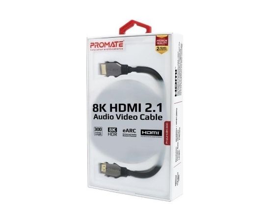 Promate PROLINK8K-200 Ultra HD / 8K HDR HDMI Кабель 2м Золотой