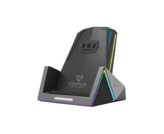 VERTUX VertuCharge-Qi Multimediju Bezvadu Lādētājs
