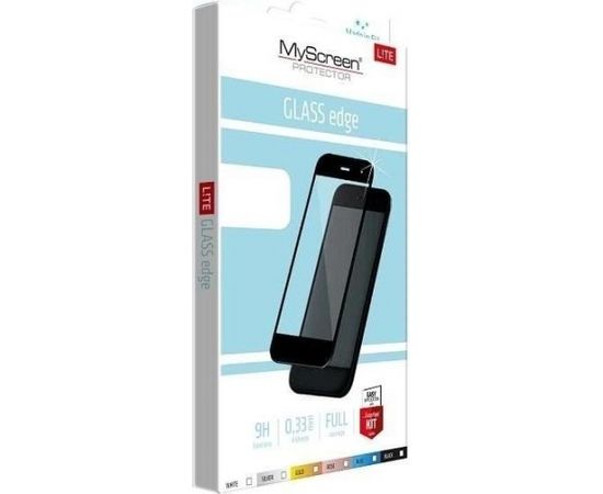 3MK Myscreen Glass Edge Tempered Glass Aizsargstikls Pilnam Ekrānam Sony Xperia 10 Plus Melns