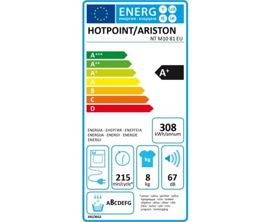 Dryer Hotpoint-Ariston NTM1081EU