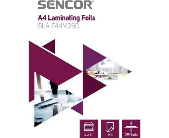 Sencor SLA FA4M250 Плёнка для ламинирования A4 250mic 25шт.