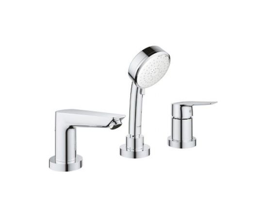 Grohe vannas maisītājs BauEdge New, 3 caurumu, uz virsmas, hroms