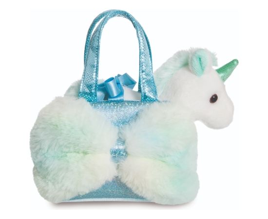 AURORA Fancy Pals Plīša vienradzis zilā somā, 20 cm