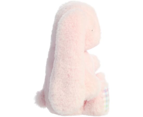 AURORA Rainbow Gingham Bunnies Плюшевый розовый заяц 18 см
