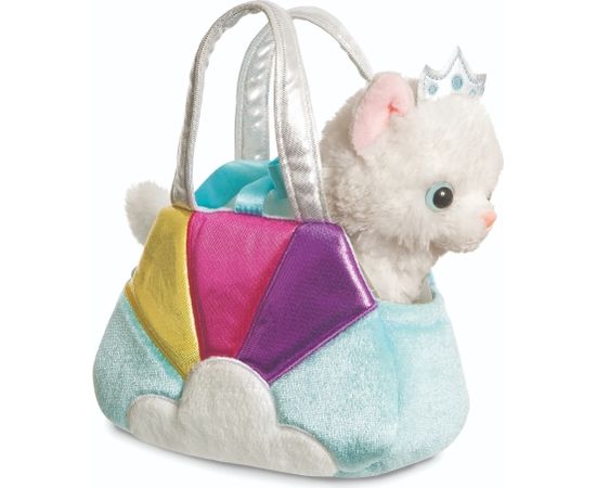AURORA Fancy Pals Плюш - Кошка-принцесса в голубой сумке, 20 см