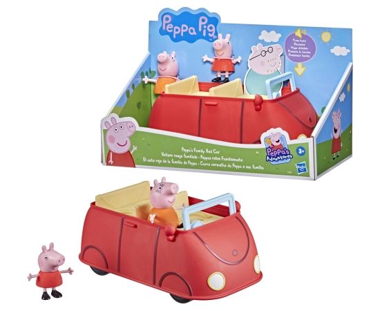 Unknown PEPPA PIG Rotaļu komplekts "Ģimenes sarkanais auto"